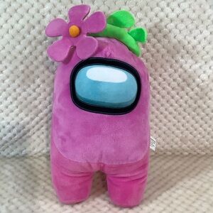 Toikido YuMe Toys Among Us Pink Crewmate Plush Flower Headband 11 inch 🎮